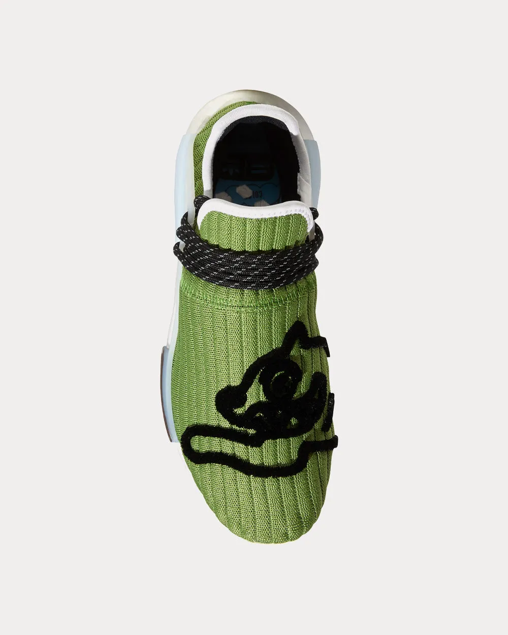 x BBC HU NMD Green Slip On Sneakers